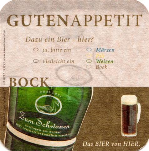 esslingen es-bw zum schwanen quad 5b (185-guten appetit-bock) 